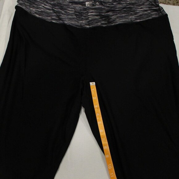 Black Xersion Leggings with Grey Waist - 2X - Picture 1 of 4